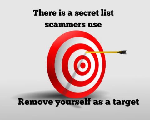 Round Red and white target with an arrow